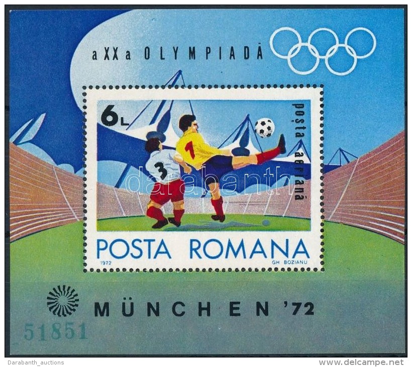 ** 1972 Olimpia Blokk 97 - Andere & Zonder Classificatie