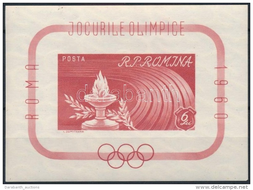 ** 1960 Olimpia Blokk Mi 47 - Andere & Zonder Classificatie