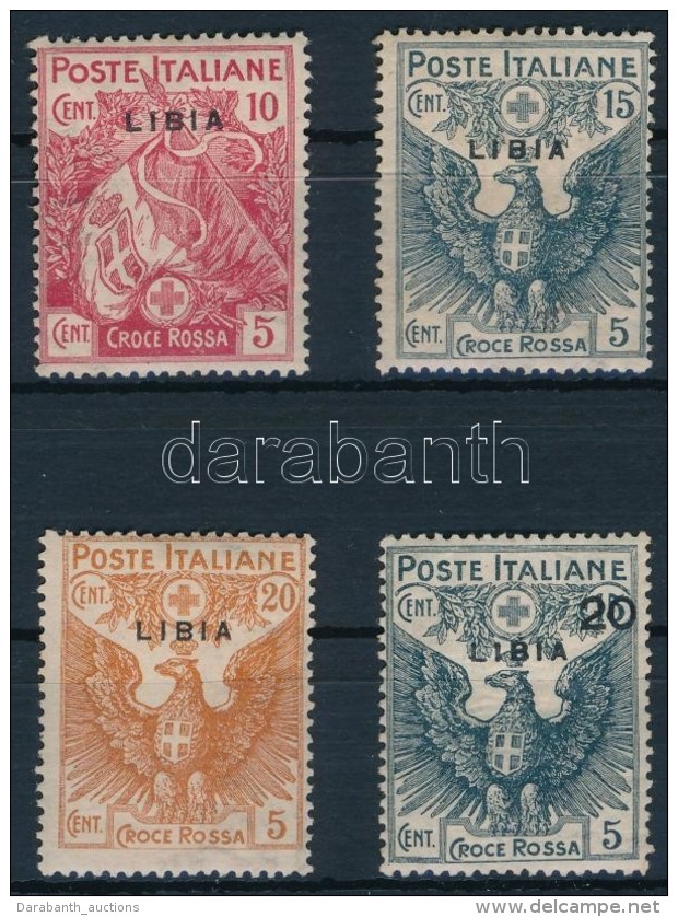 * 1915 Vöröskereszt Sor Mi 16-19 - Altri & Non Classificati