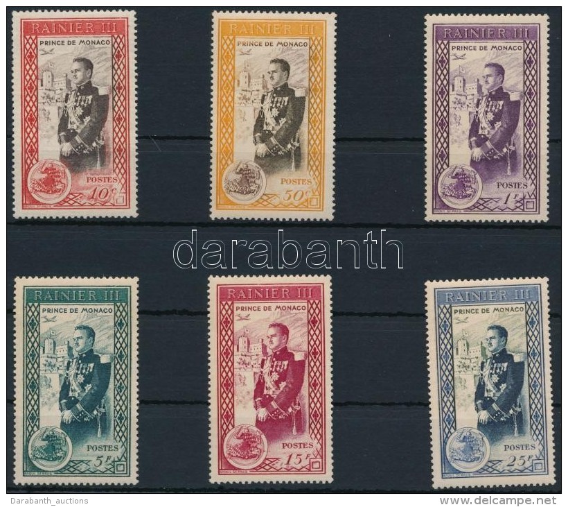 ** 1950 III. Rainier Herceg 6 érték Mi 408-413 - Andere & Zonder Classificatie