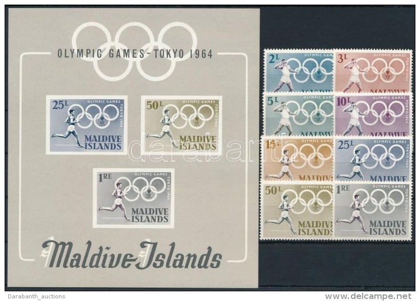 ** 1964 Olimpia Sor Mi 139-146A + Blokk 2 - Altri & Non Classificati