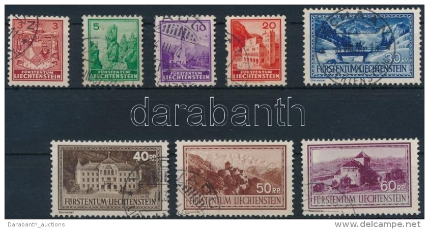 O 1934 Forgalmi 8 érték Mi 126-128, 130, 132, 134-136 - Altri & Non Classificati