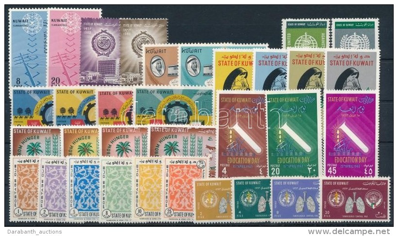 ** 1960-1963 33 Db Bélyeg, Közte Teljes Sorok Stecklapon - Altri & Non Classificati