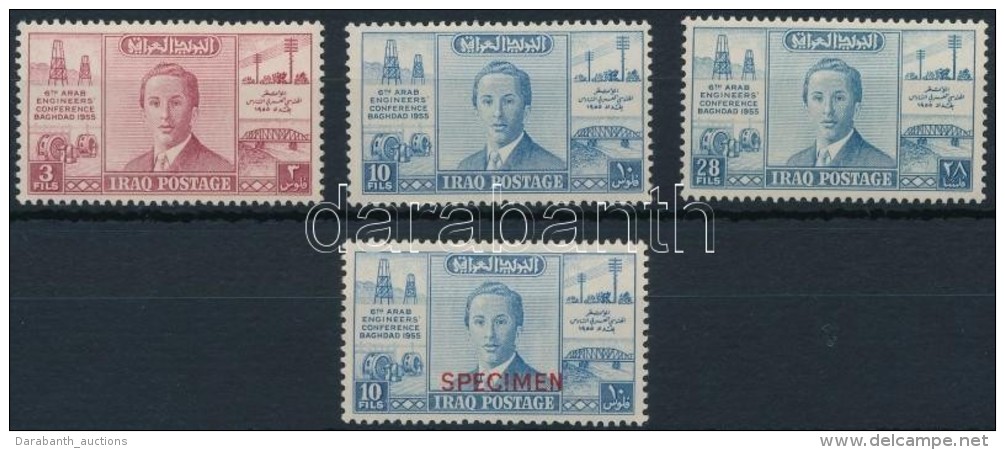 ** 1955 Mérnök Kongresszus Sor Mi 188-190 + 189 MINTA - Altri & Non Classificati