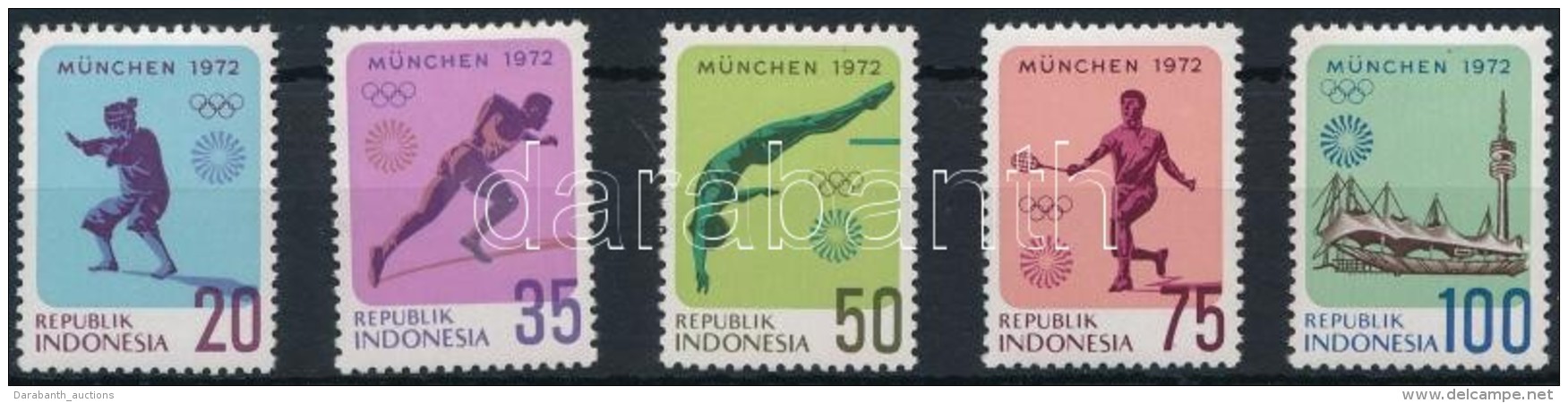 ** 1972 Olimpia Sor Mi 711-715 - Andere & Zonder Classificatie