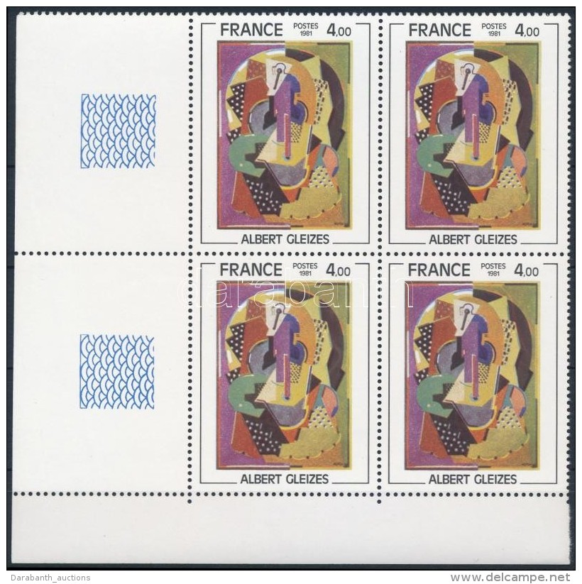 ** 1981 Festmény ívsarki Négyestömb Mi 2248 - Andere & Zonder Classificatie