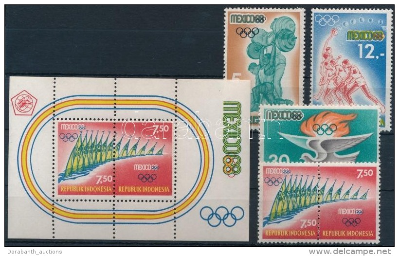 ** 1968 Olimpia Sor Mi 618-622 + Blokk 12 - Altri & Non Classificati