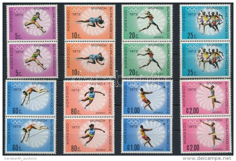 ** 1973 Olimpia Párok Mi 1074-1081 - Andere & Zonder Classificatie