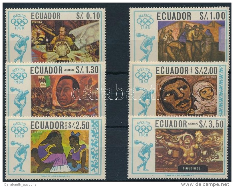 ** 1967 Olimpia Sor Mi 1313-1318 - Andere & Zonder Classificatie