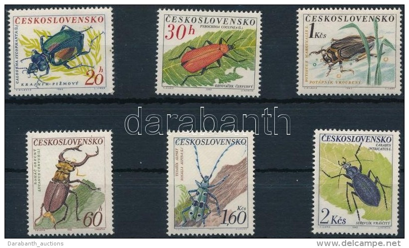 ** 1962 Bogarak Sor Mi 1371-1376 - Altri & Non Classificati