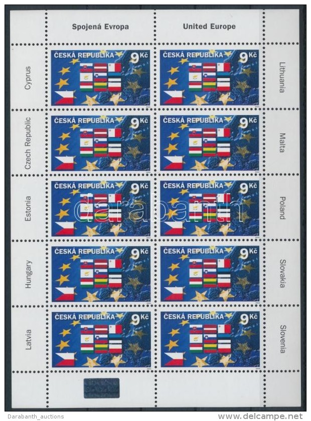 ** 2004 Belépés Az Európai Unióba Kisív Mi 394 - Altri & Non Classificati