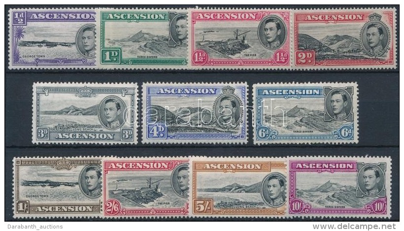 ** 1938 VI. György Király 11 érték Mi 39-41, 43-44, 46-52 - Altri & Non Classificati