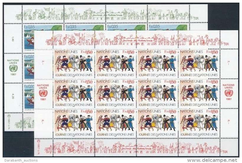 ** 1987 ENSZ Nap Kisívsor Mi 158-159 - Andere & Zonder Classificatie