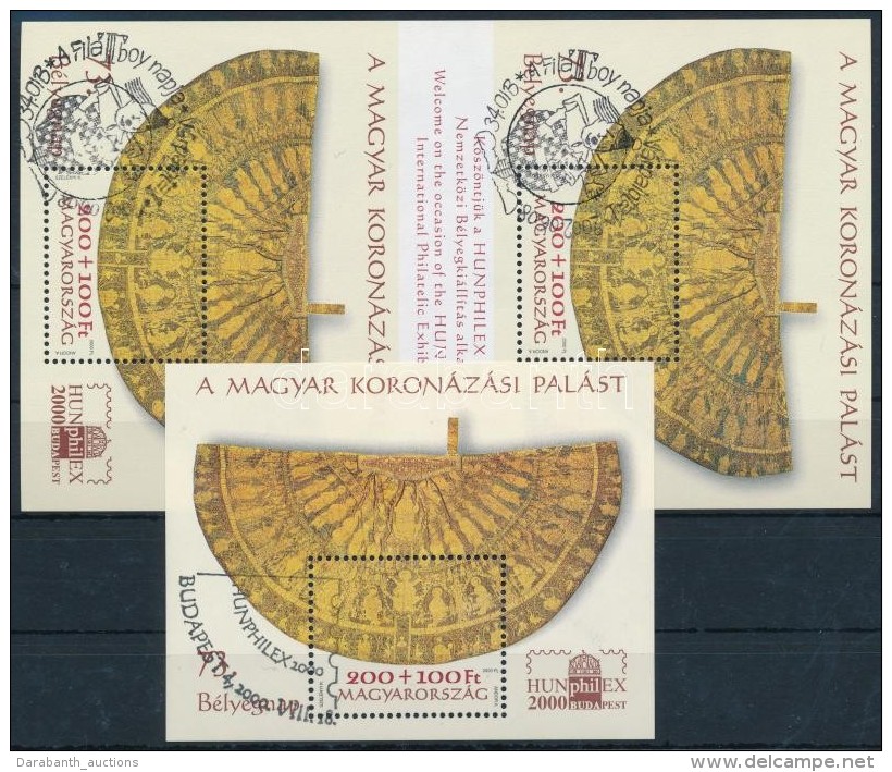 O 2000 Bélyegnap Blokk és Blokkpár ElsÅ‘ Napi Bélyegzéssel (3.700) - Altri & Non Classificati