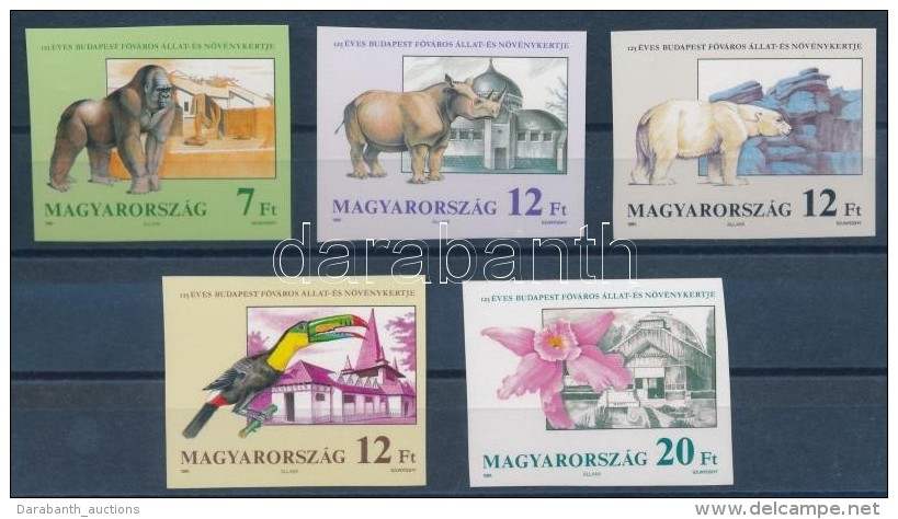 ** 1991 125 éves A Budapesti Állat- és Növénykert Vágott Sor (5.000) - Altri & Non Classificati