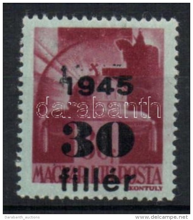 ** 1945 KisegítÅ‘ 30f/30f Részleges KettÅ‘s Felülnyomással / Mi 785 With Partial Double... - Altri & Non Classificati