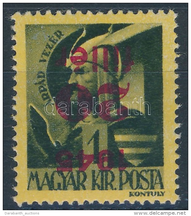 ** 1945 KisegítÅ‘ 20f/1f Fordított Felülnyomással (20.000) / Mi 781, Inverted Overprint - Altri & Non Classificati