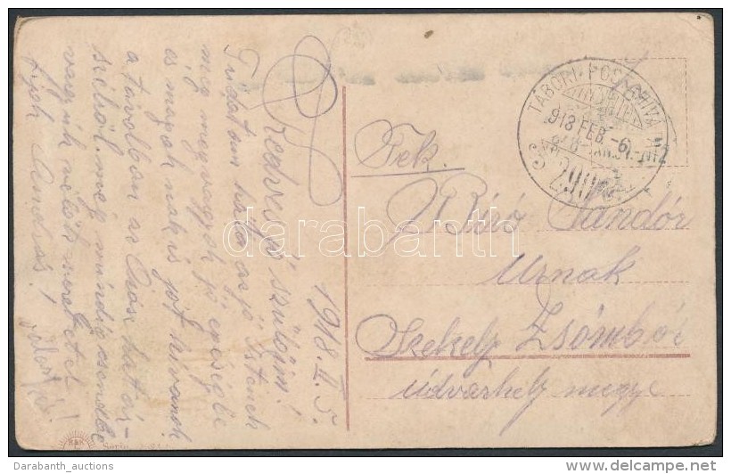 1918 Tábori Posta Képeslap / Field Postcard 'TP 290' - Andere & Zonder Classificatie