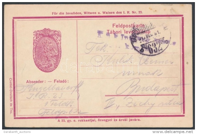 1917 Tábori Posta LevelezÅ‘lap / Field Postcard 'TP 632 B' - Autres & Non Classés