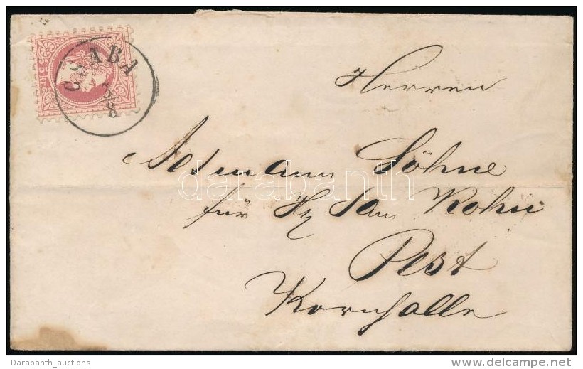 1867 5kr Levélen ,,CSABA' - ,,PEST' - Altri & Non Classificati