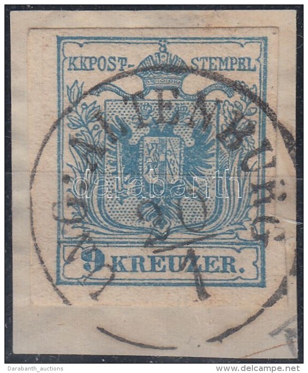 1850 9kr MP III Jó / Szép Szélekkel, Finomnyomat 'UNG:ALTENBURG' - Andere & Zonder Classificatie