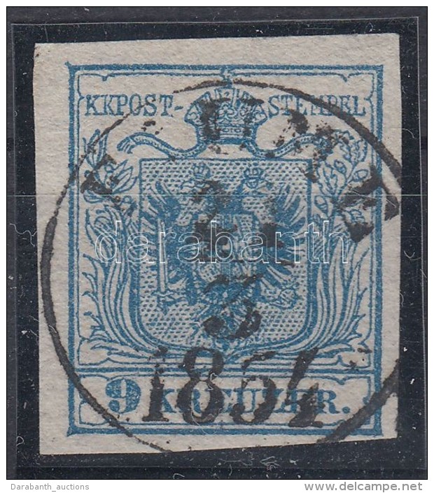 O 1850 9kr HP III. Teljes / Szép Szélekkel / With Nice Margins, Enyhe... - Andere & Zonder Classificatie