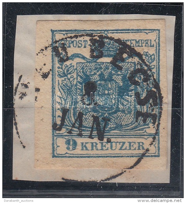 1850 9kr HP III. Jó / Szép Szélekkel / With Nice Margins 'NEU BECSE' (Gudlin 400p) - Altri & Non Classificati