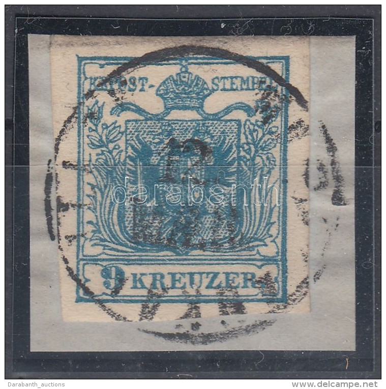 1850 9kr MP III. Szép Szélekkel / With Nice Margins 'UJPALÁNKA B:ILLOK' - Altri & Non Classificati