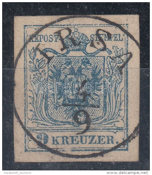 O 1850 9kr MP IIIb. Szép Szélekkel, Vastag Papír: 0,11 Mm / With Nice Margins, Thick Paper... - Andere & Zonder Classificatie