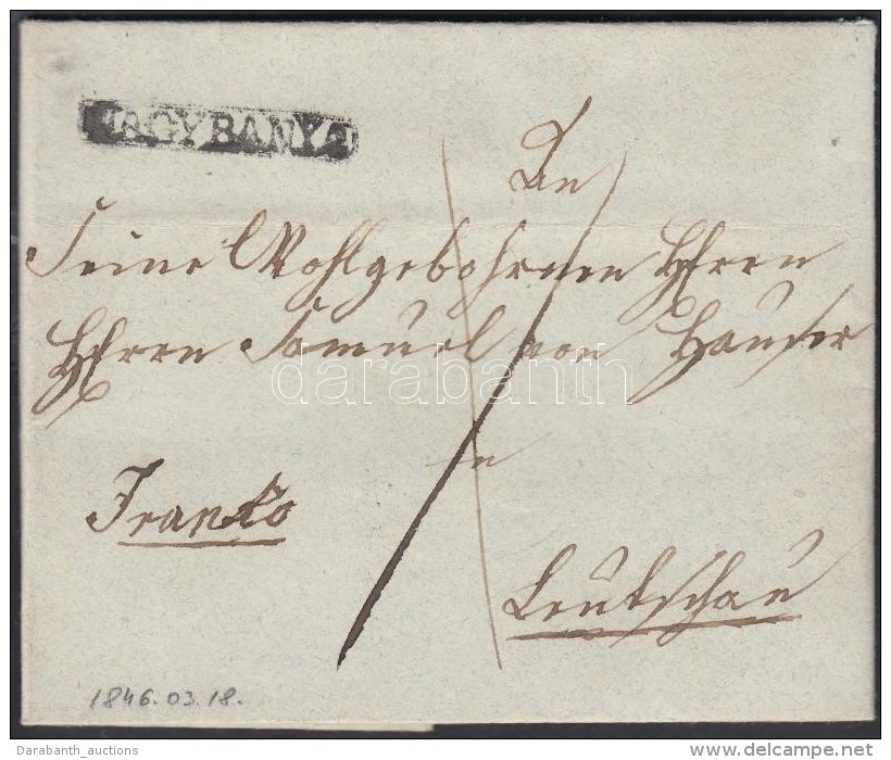 1846 Franco 'NAGYBÁNYA' - LÅ‘cse - Other & Unclassified