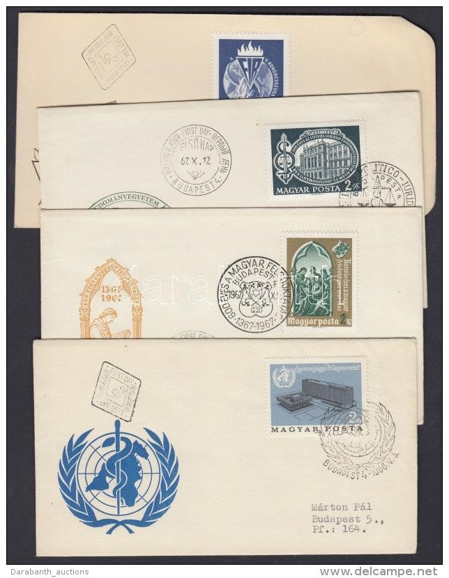 Vegyes Tétel, Benne FDC-k, Levelek, LevelezÅ‘lapok Az 1960-as, 1970-es évekbÅ‘l + Külföldi... - Altri & Non Classificati