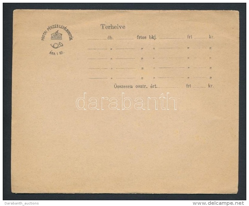 Használatlan 1kr Pénzes Levél - Altri & Non Classificati