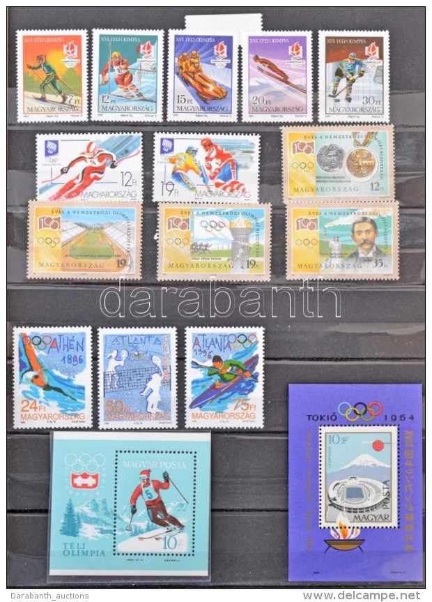 ** O 1952-2008 24 Klf Postatiszta Komplett Sor + 24 Blokk + 34 Pecsételt Kiadás, 16 Lapos... - Andere & Zonder Classificatie