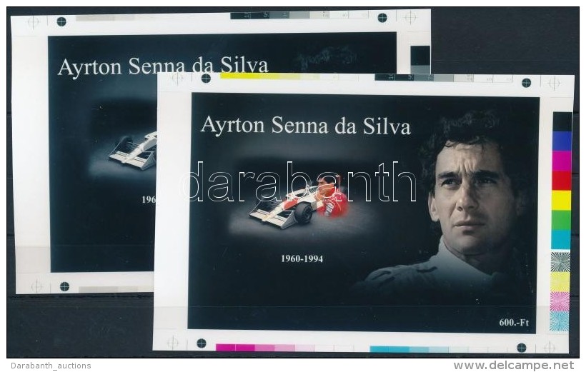 ** 2015/06 Ayrton Senna Cromalin Emlékívpár (120.000) - Andere & Zonder Classificatie