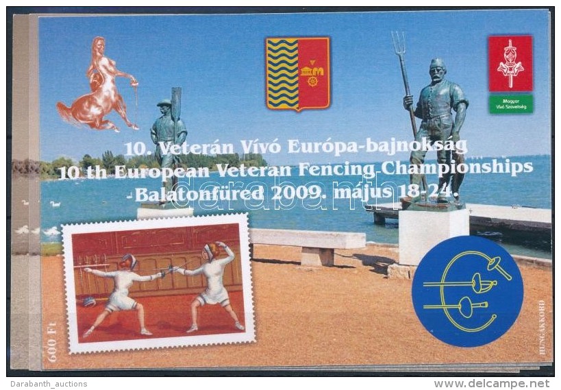 ** 2009 10. Veterán Vívó EB Balatonfüred 4 Db-os Emlékív Garnitúra... - Altri & Non Classificati