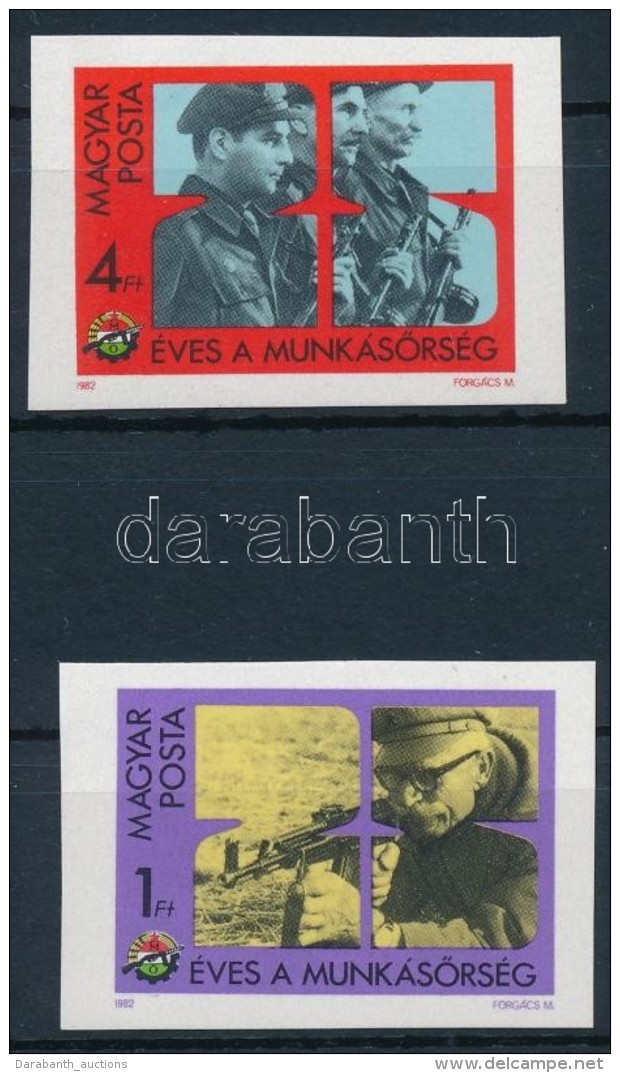 ** 1982 25 éves A MunkásÅ‘rség Vágott Sor - Other & Unclassified