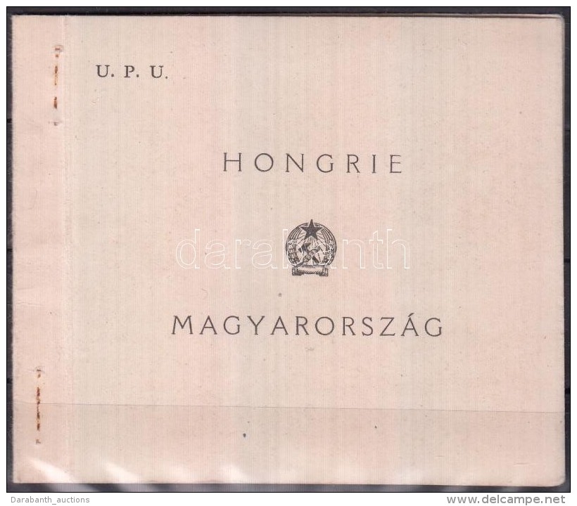 ** 1949 UPU Füzet Két Szélén Fogazatlan (35.000) (kapocs Nélkül) - Autres & Non Classés