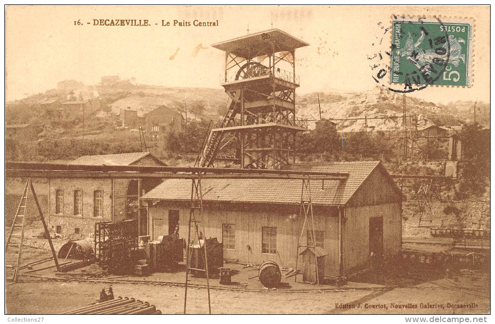 12-DECAZEVILLE- LE PUITS CENTRAL - Decazeville