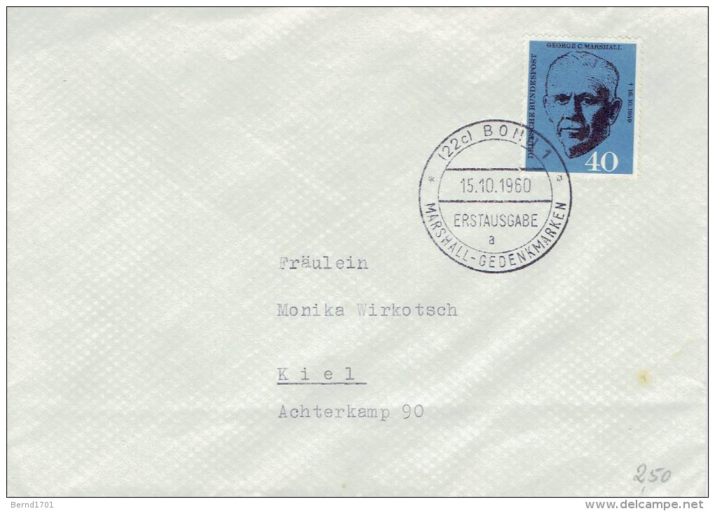 Germany - Mi-Nr 344 FDC (N548)- - 1948-1960