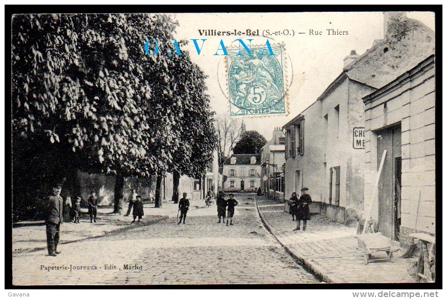 95 VILLIERS-le-BEL - Rue Thiers - Villiers Le Bel