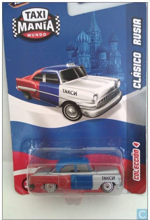 TAXI MANIA MUNDO  CLASICO RUSIA Ech 1/64e - Otros & Sin Clasificación