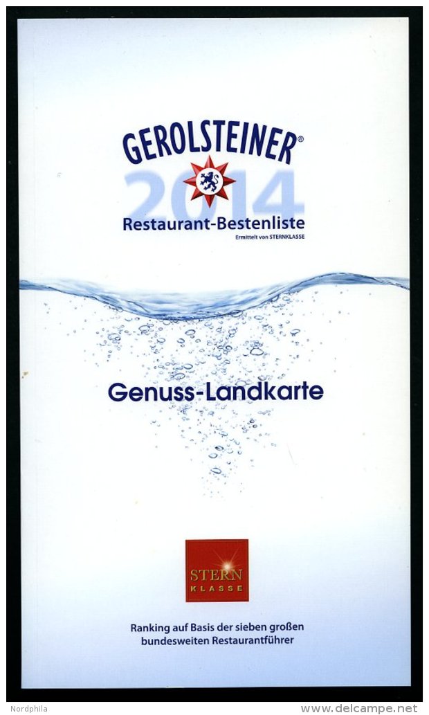 SACHBÜCHER Gerolsteiner Restaurant-Bestenliste 2014, Die 4561 Besten Restaurants In Deutschland 2014, 250 Seiten Mi - Autres & Non Classés