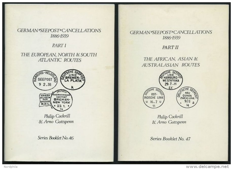 PHIL. LITERATUR Germann Seepost Cancellations 1886-1939, Part I: The European, North &amp; South Atlantic Routes - Part - Philatélie Et Histoire Postale