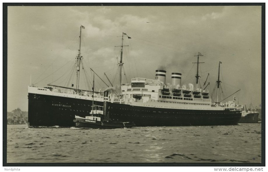 ALTE POSTKARTEN - SCHIFFE ALBERT BALLIN Der Hamburg-Amerika-Linie, Ungebrauchte Karte - Autres & Non Classés