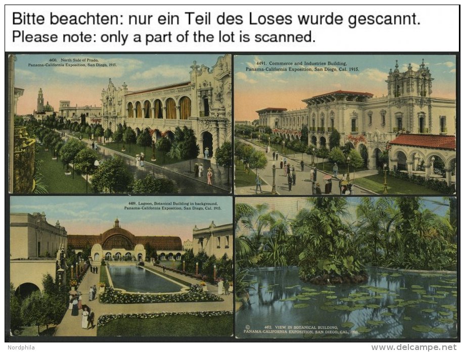 ALTE POSTKARTEN - USA San Diego, 1915, Panama California Exposition, 18 Verschiedene Offizielle Ansichtskarten - Autres & Non Classés