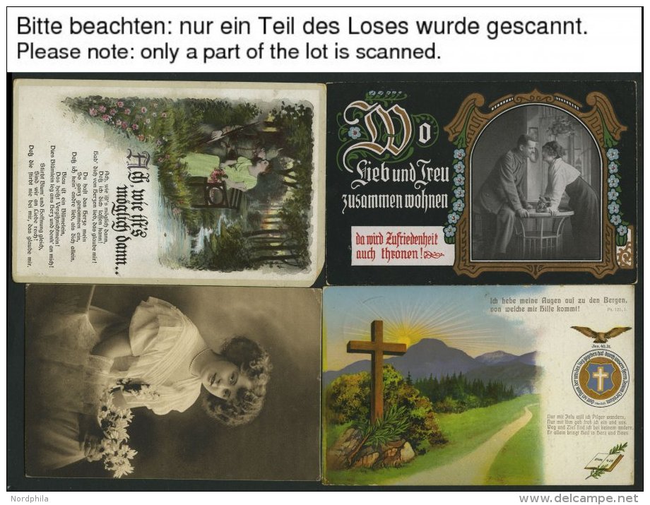ALTE POSTKARTEN - BALTISC Kitschkarten, 15 Verschiedene, Alles Feldpostkarten Aus Dem Baltikum Von 1915-18 - Lituanie