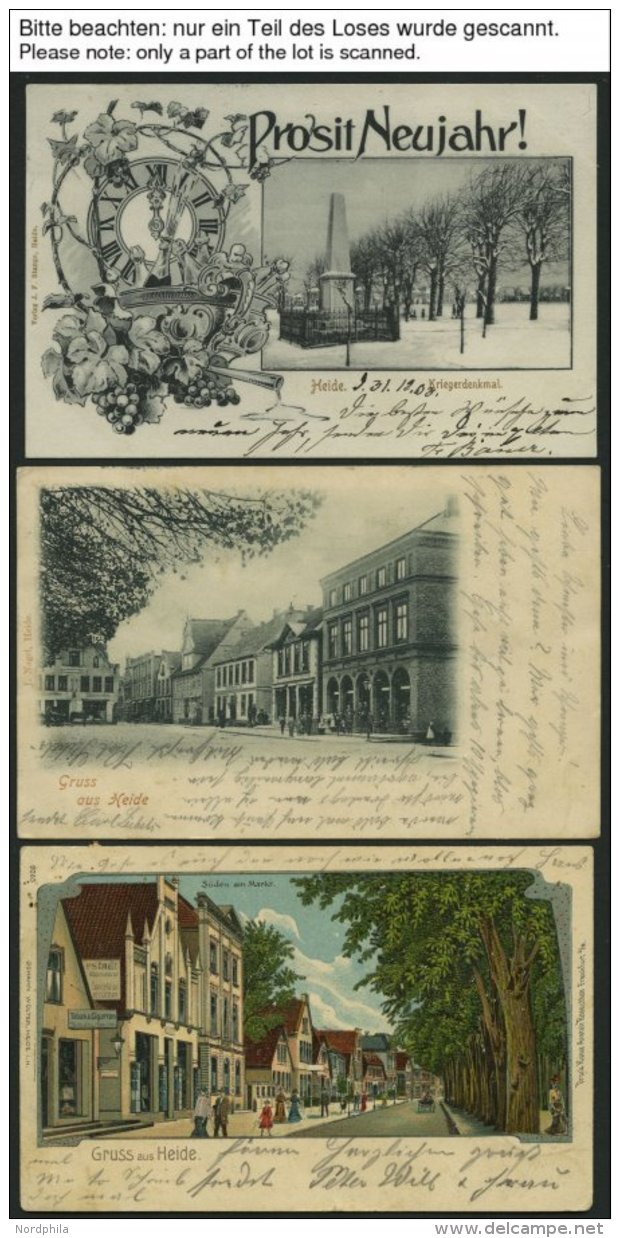 DEUTSCHLAND ETC. HEIDE In Holstein, 55 Verschiedene Ansichtskarten - Lettres & Documents