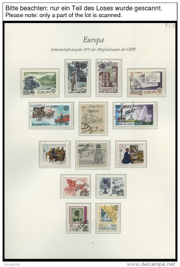 EUROPA UNION O, 1979/80, Post- Und Fernmeldewesen Und Persönlichkeiten, 2 Komplette Jahrgänge, Pracht, Mi. 122 - Collections