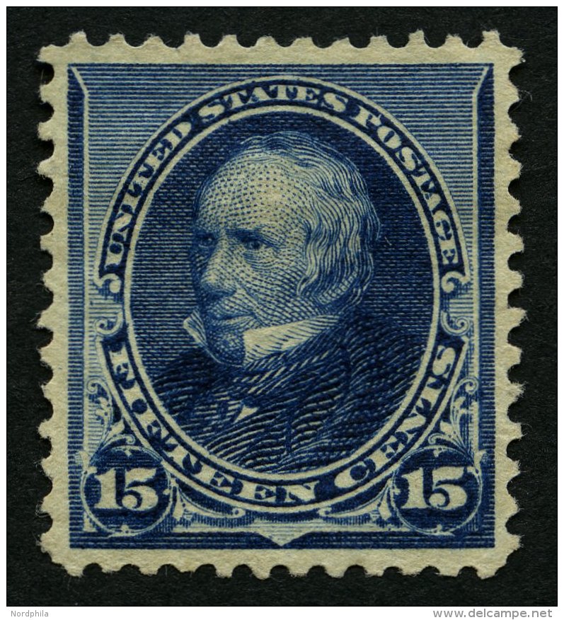 USA 69 (*), Scott 227, 1890, 15 C. Clay, Ohne Gummi Sonst Pracht - Oblitérés