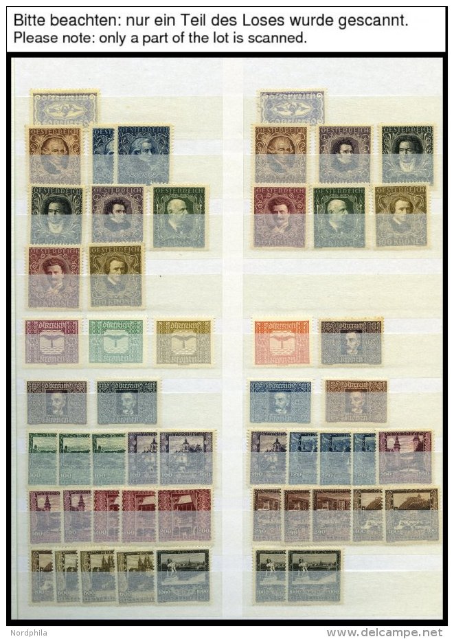 LOTS *,o,** , 1918-1945, überwiegend Ungebrauchte Dublettenpartie Mit Vielen Guten Werten, Fast Nur Prachterhaltung - Collections